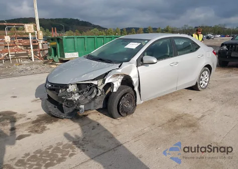 2015 Toyota Corolla Le из США, поврежденный, VIN 2T1BURHE8FC231244